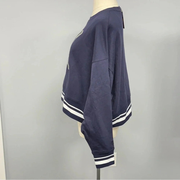 Milwaukee Brewers Pro Standard Womens 2X Mash Up Pullover Sweatshirt Navy NWT - Picture 7 of 12